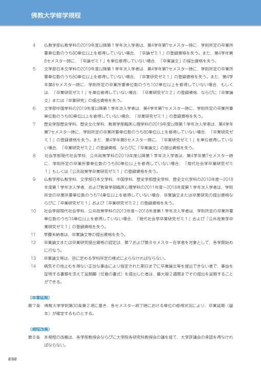 佛教大学 STUDY GUIDE 2019年度以降 学部第1学年次入学者適用