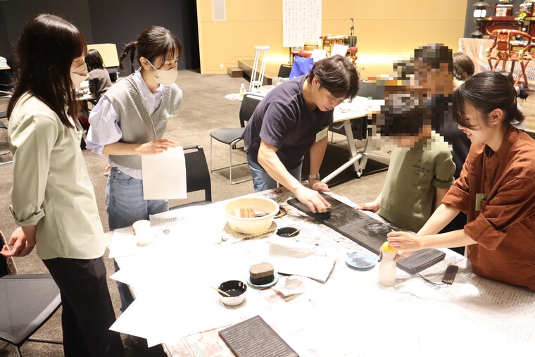 各テーブルで直接のご指導もいただきました