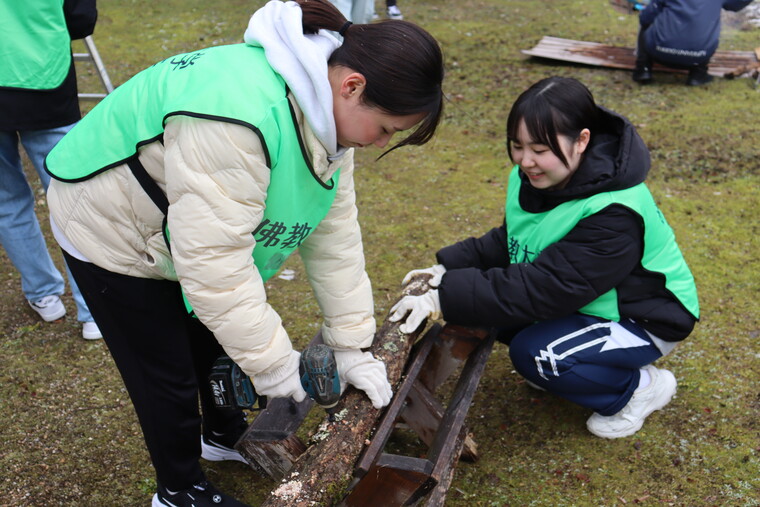 交代で全員が菌打ちを行いました