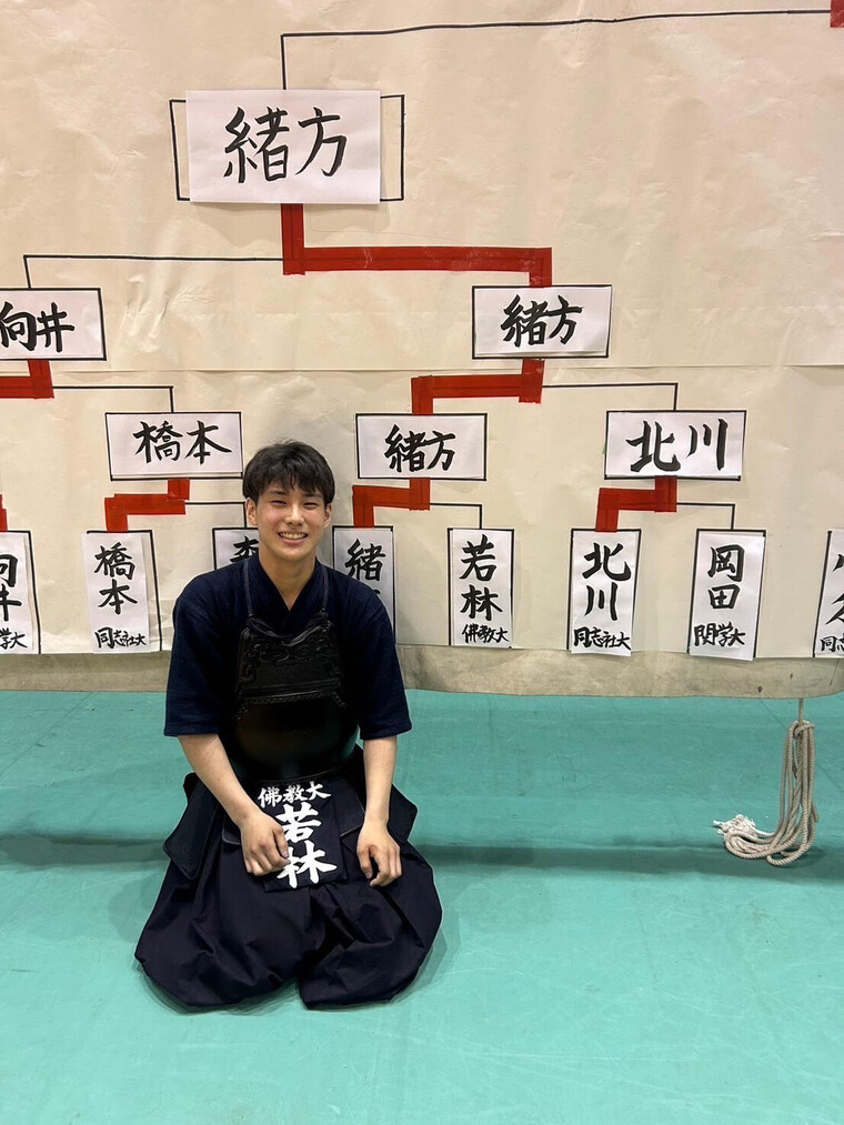 若林亮汰選手（現代社会学科・1年生）