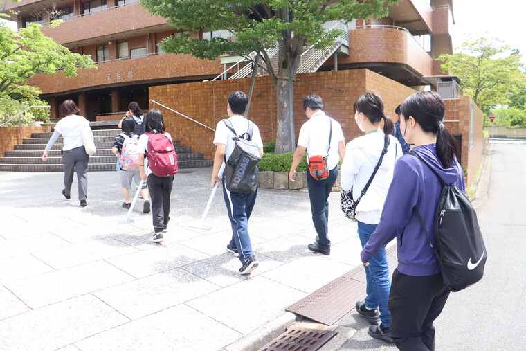7号館に到着!