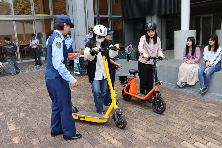 安全に利用するための指導を受けました