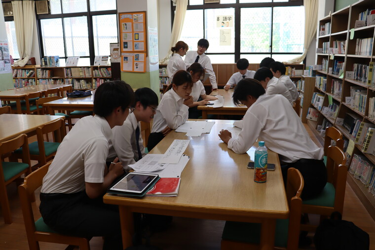 授業前の入念な準備