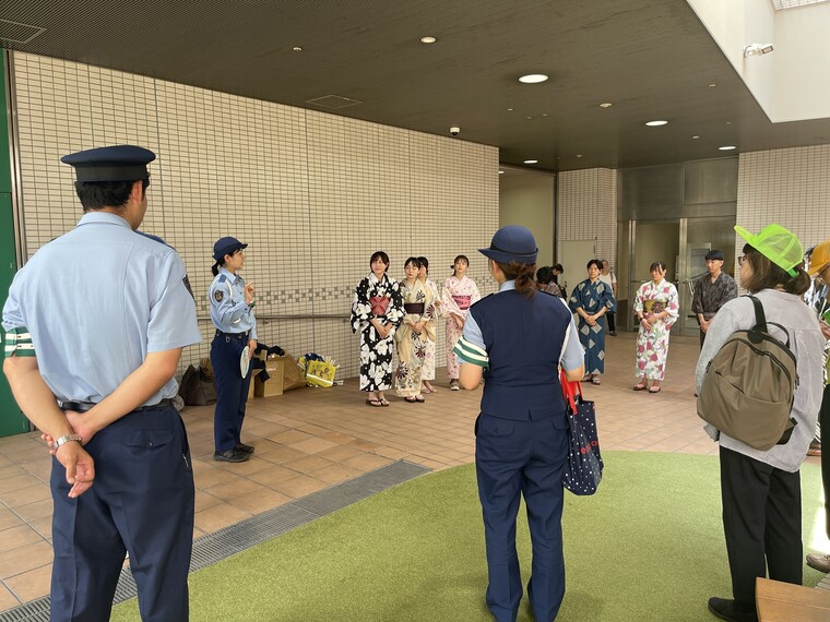 北警察署の方のご挨拶