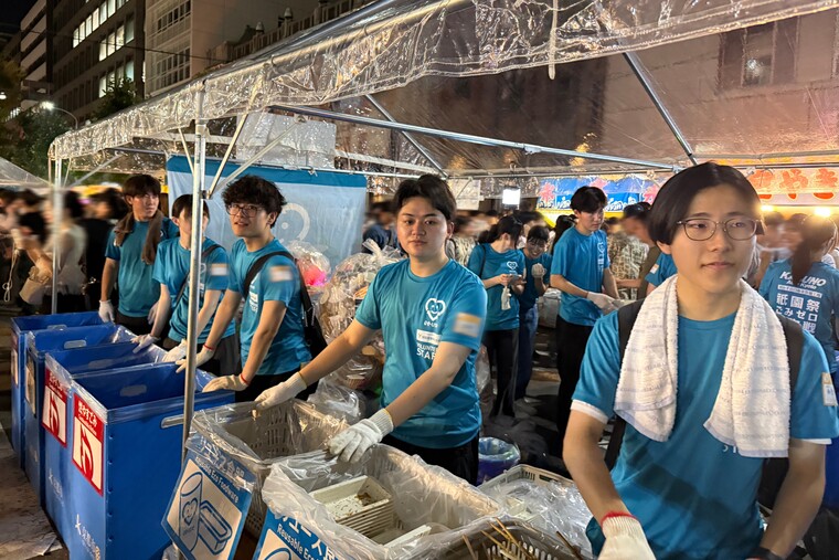 　　　　　大きな声で呼びかけました！
