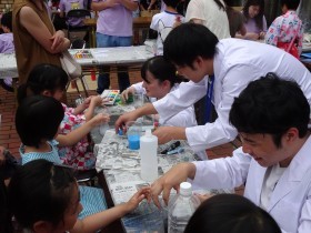 きたの夏まつりへ本学学生が協力
